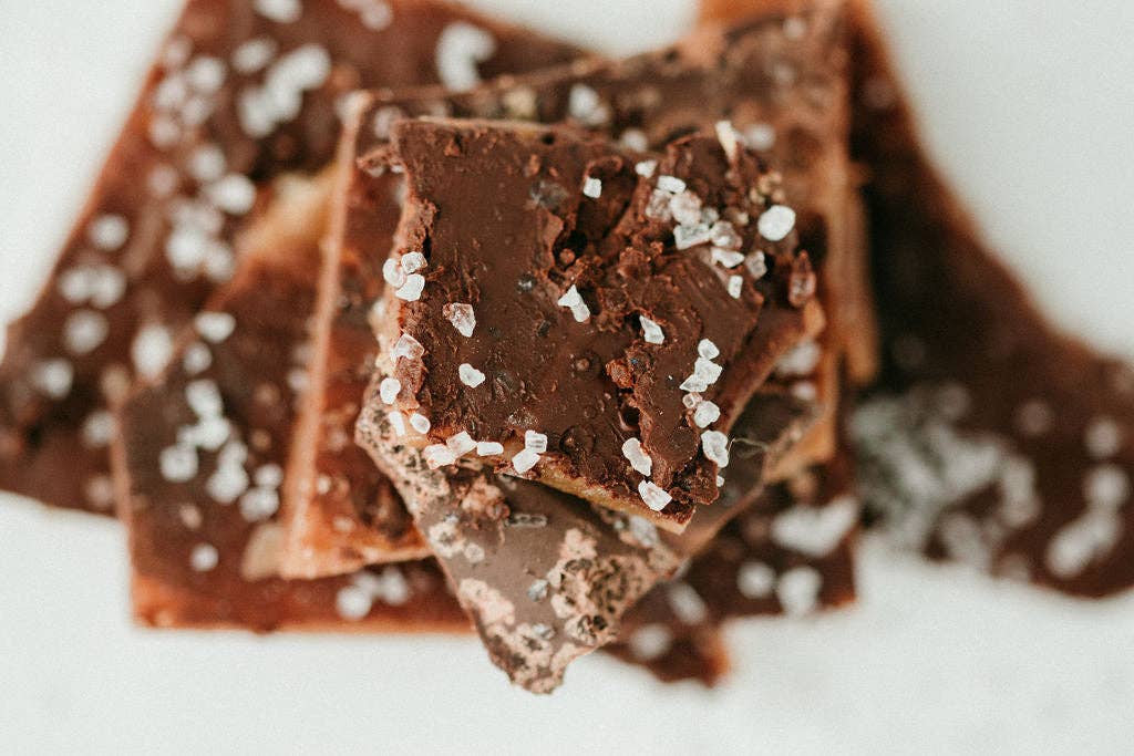 Tasty Good Toffee, LLC - Dark Chocolate Sea Salt Toffee