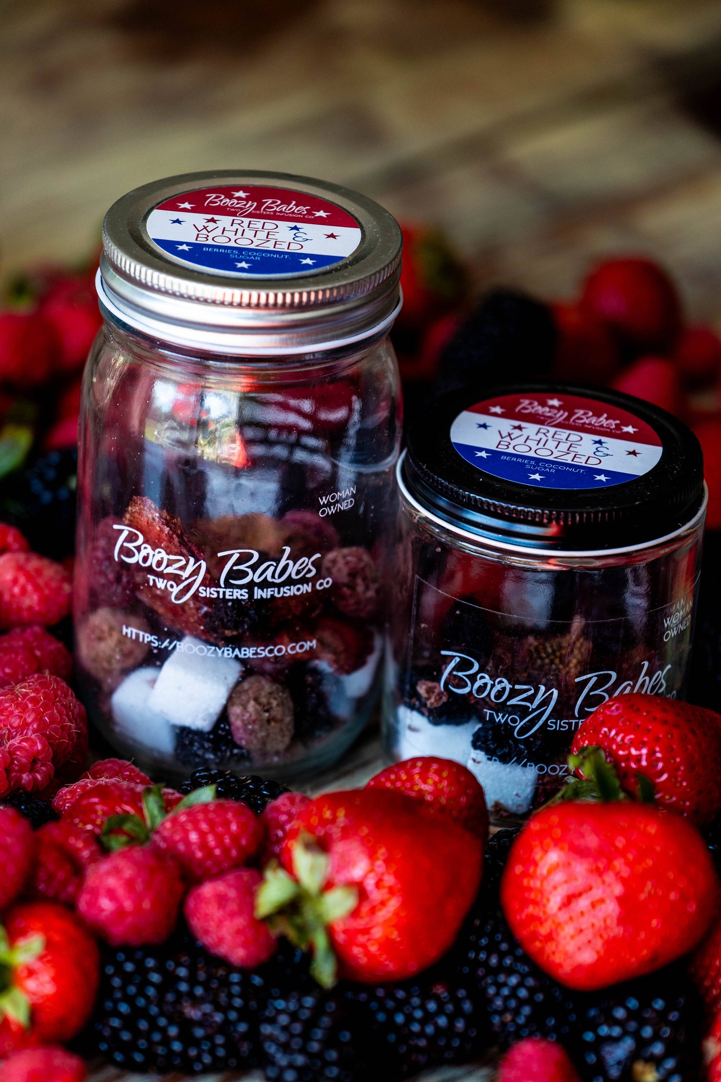 Boozy Babes Two Sisters Infusion Co - Red, White & Boozed