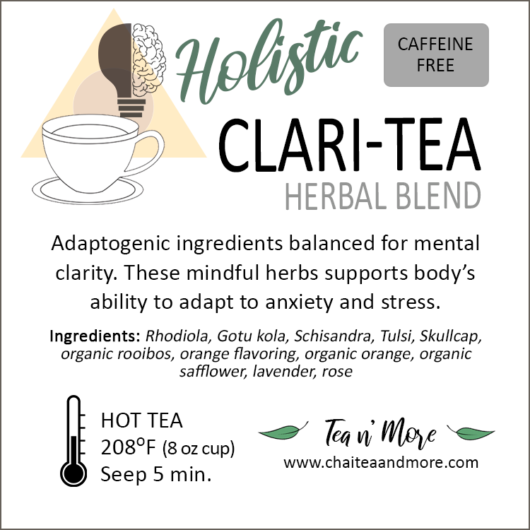 Holistic Clair-TEA CUPPA Tea