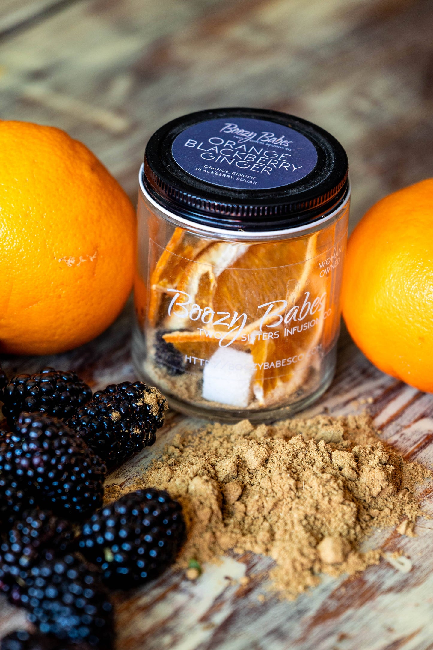 Boozy Babes Two Sisters Infusion Co - Orange, Blackberry, Ginger