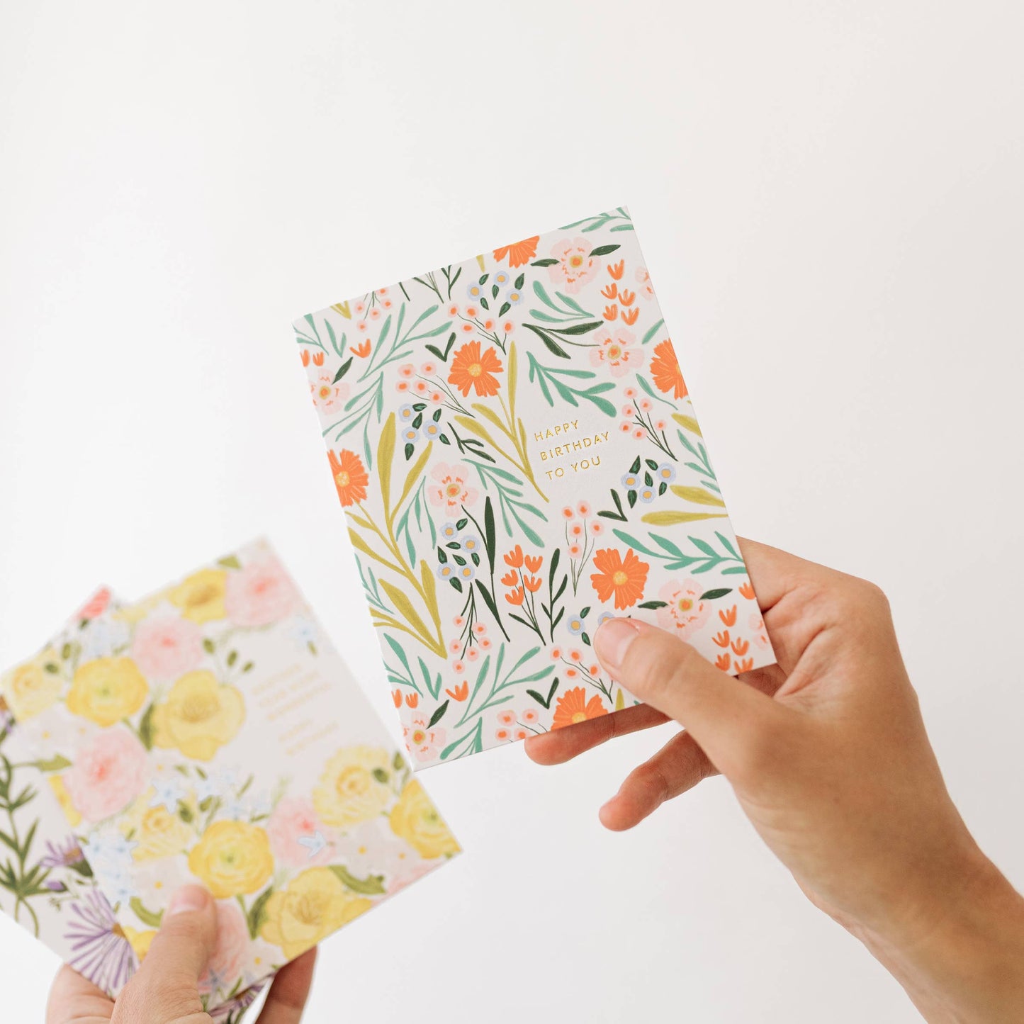 Ramona & Ruth - Botanical Birthday Card