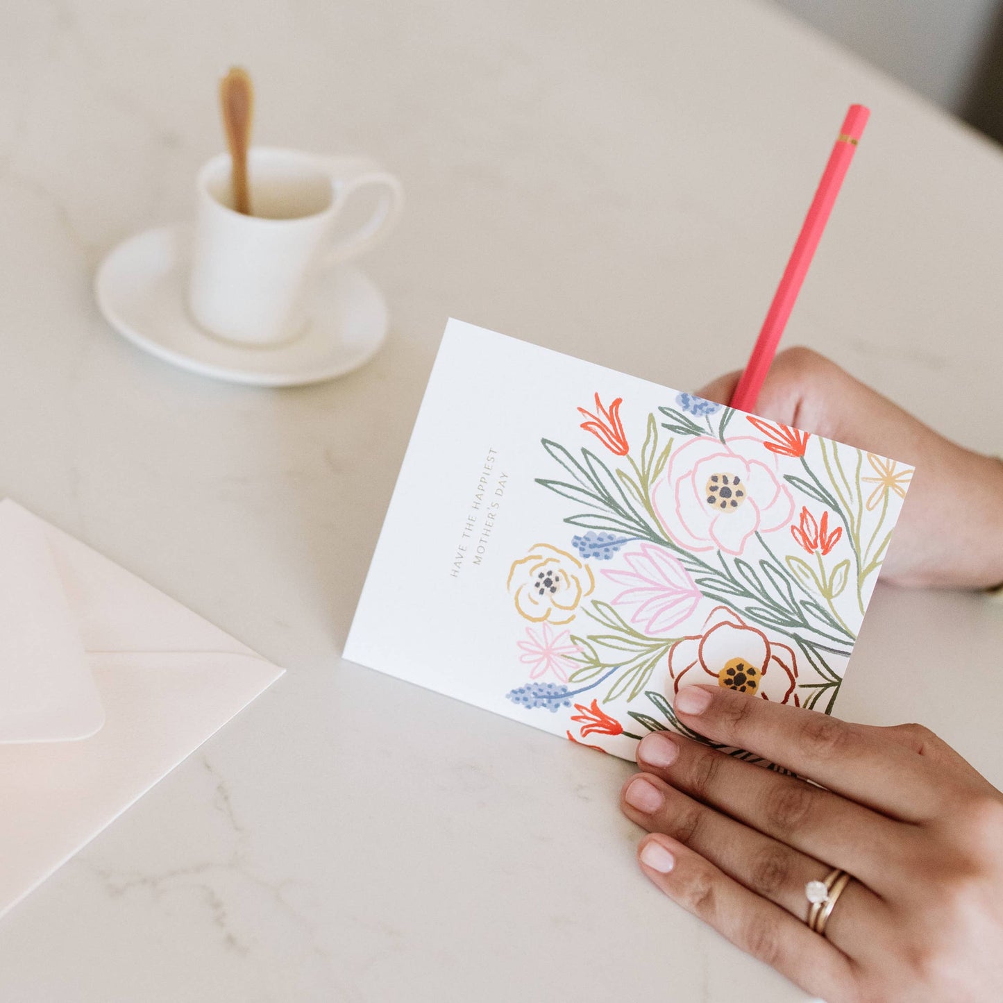 Ramona & Ruth - Mom Happy Garden Card
