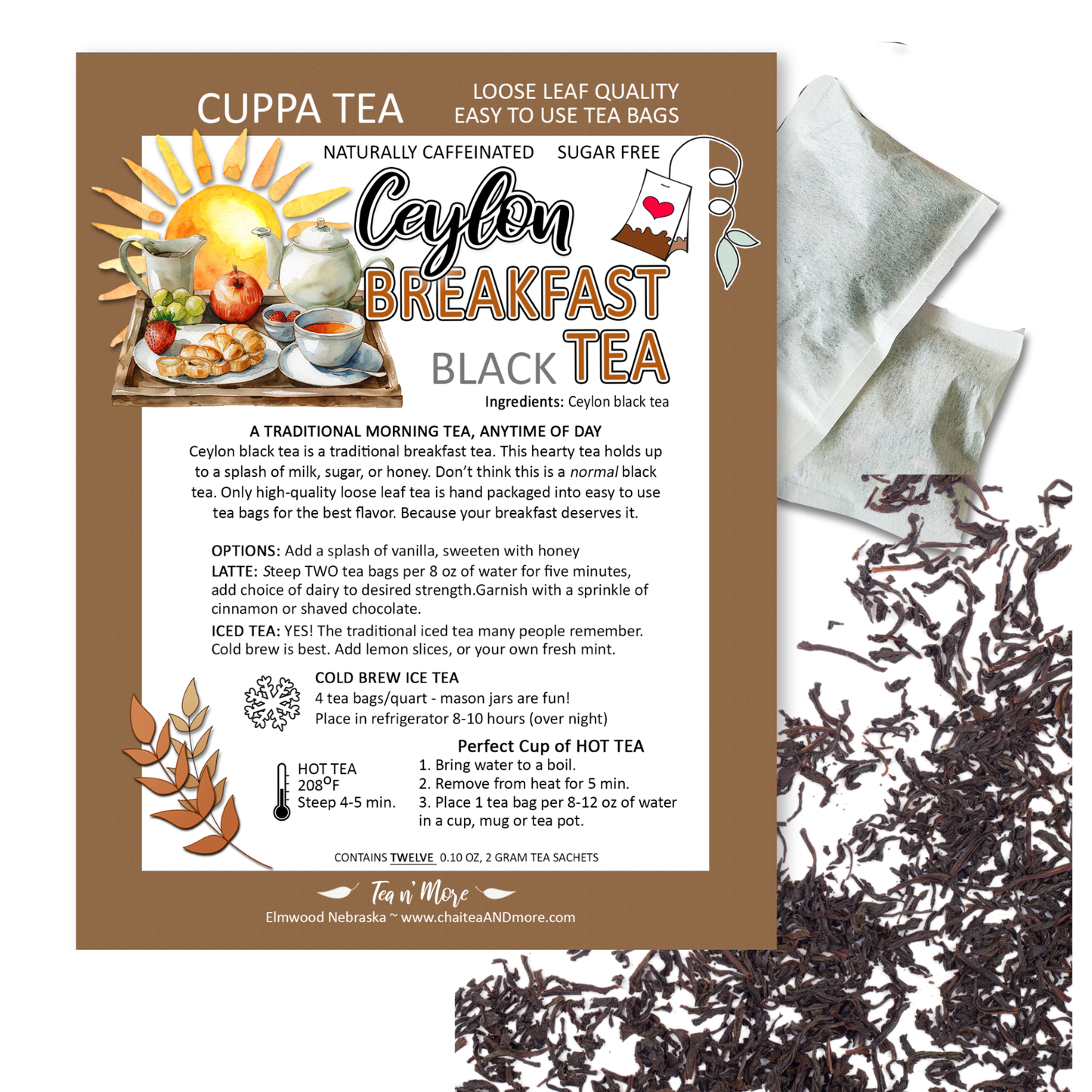 Tea n' More - Ceylon Breakfast Tea - cuppa