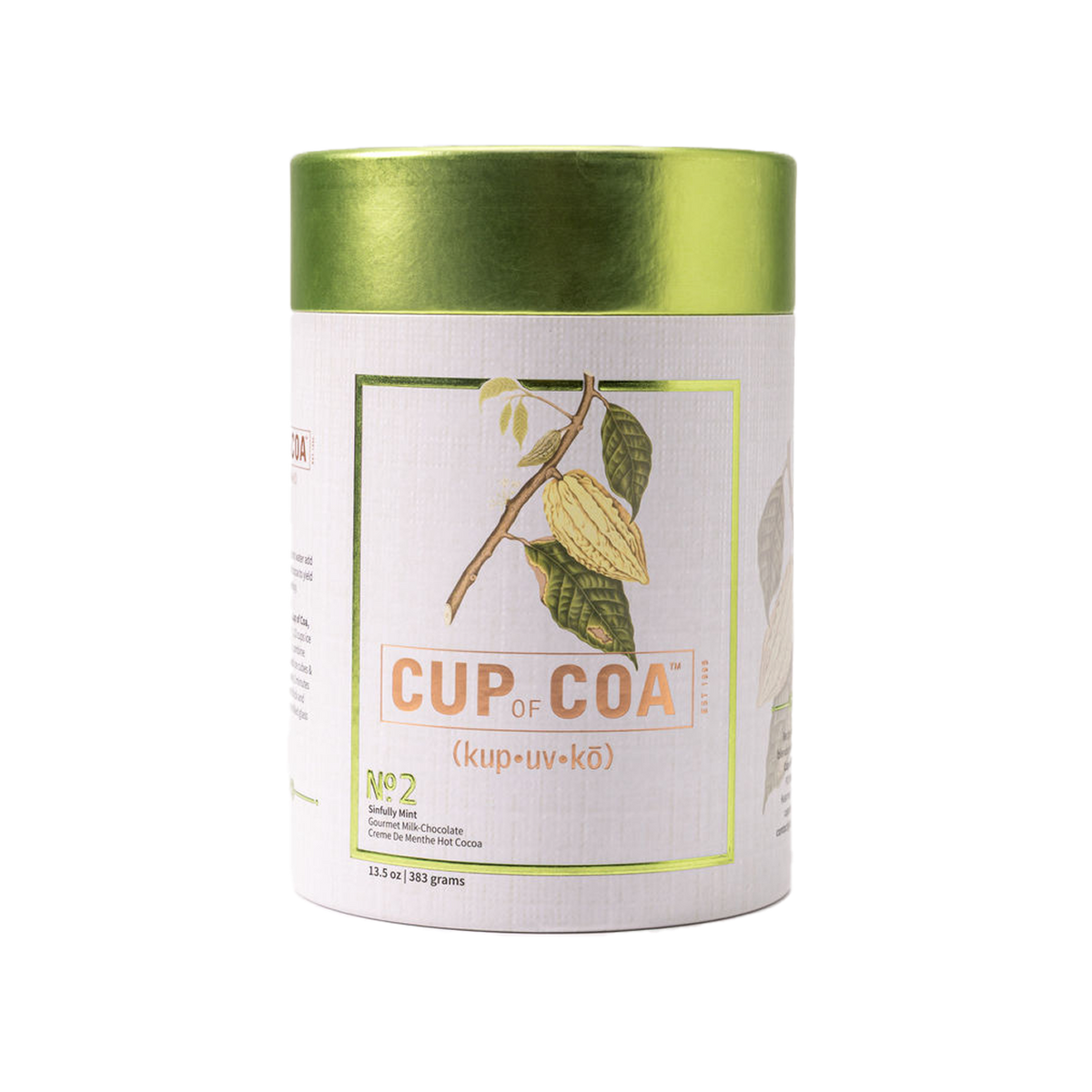 Cup of Coa Inc. - Cup of Coa Hot Cocoa Tin - No. 2 Sinfully Mint