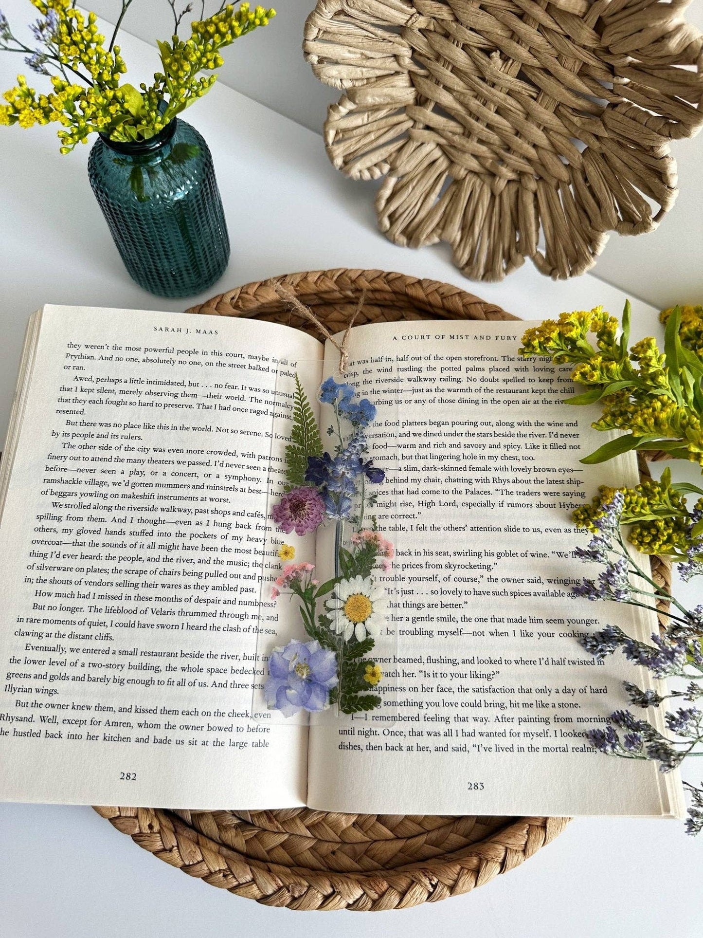 Petals & Pages by Grace - Wildflower bouquet bookmark