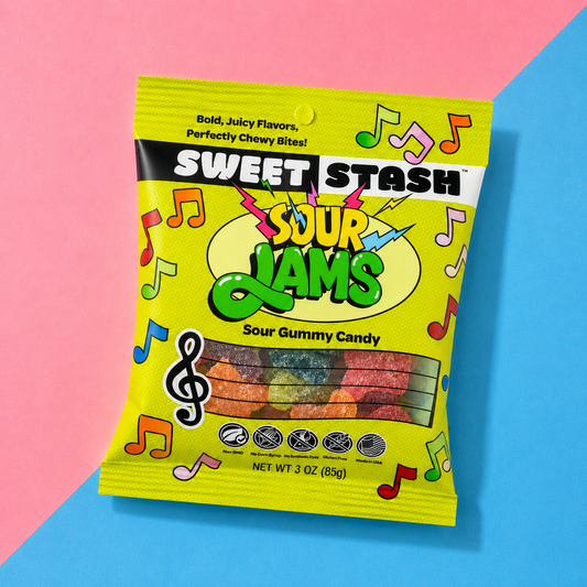 Sweet Stash - Sweet Stash Sour Jams Gummies (12-pack case)