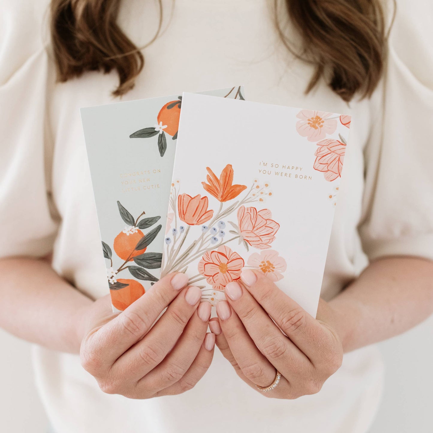 Ramona & Ruth - Born Flowers Card