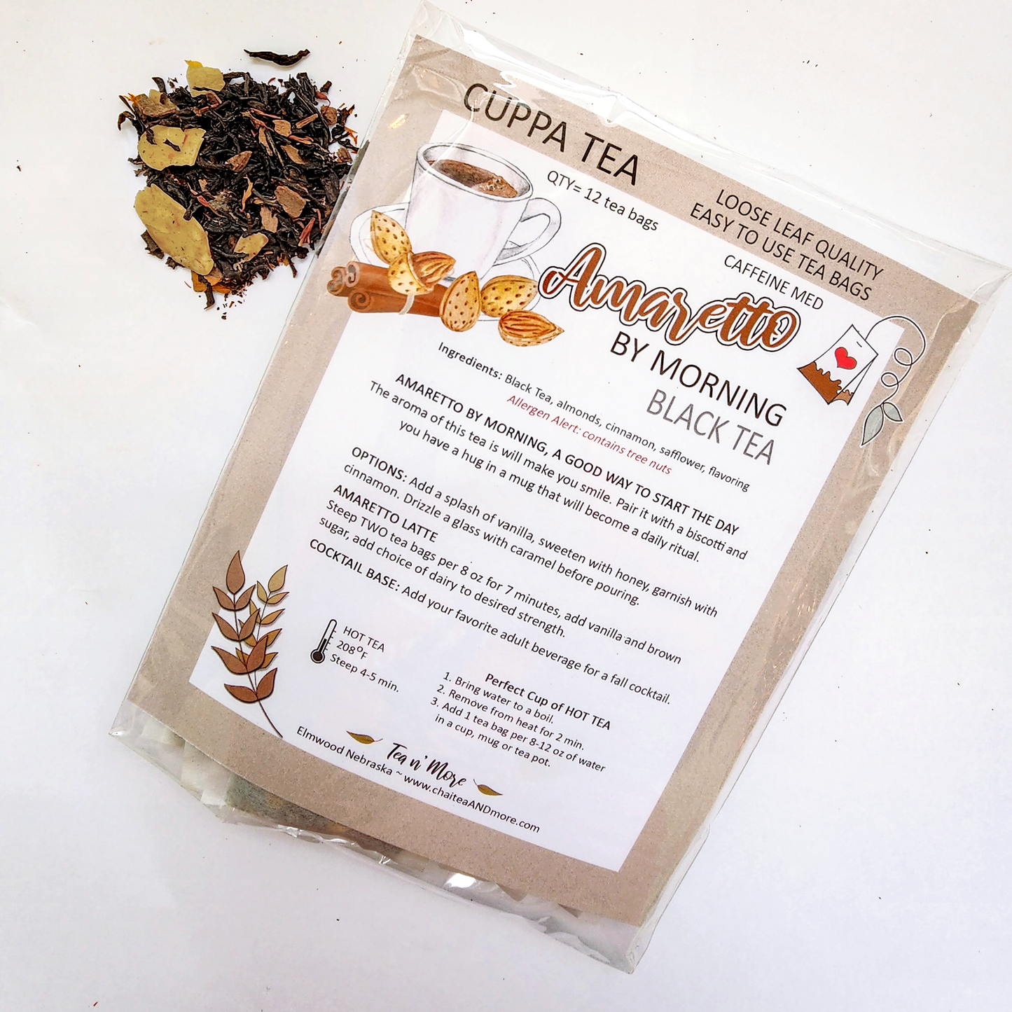 Tea n' More - Amaretto By Morning - CUPPA Tea