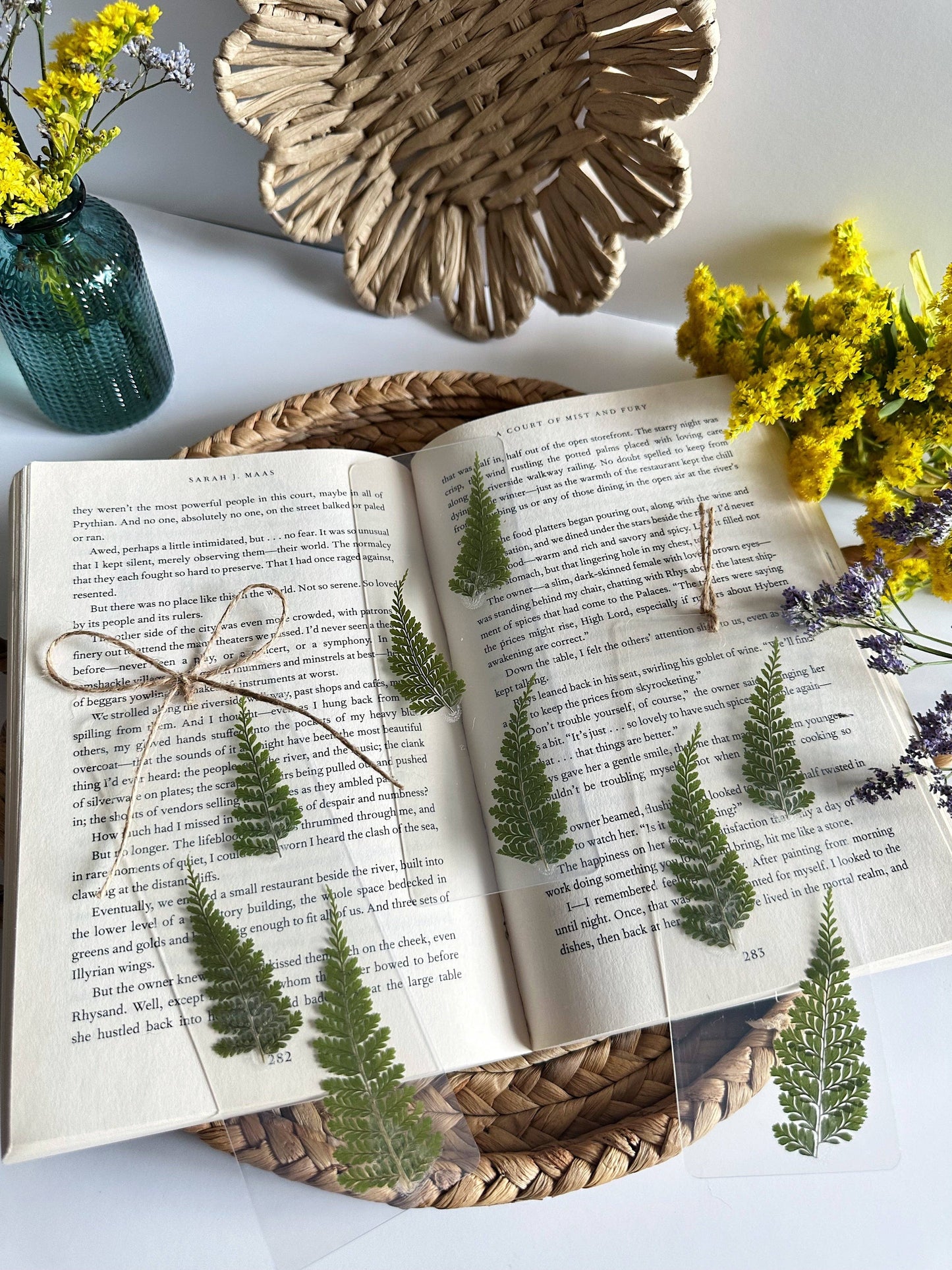 Petals & Pages by Grace - Fern bookmark