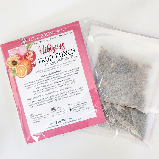 Tea n' More - Fruity Hibiscus Punch - COLD BREW Ice Tea