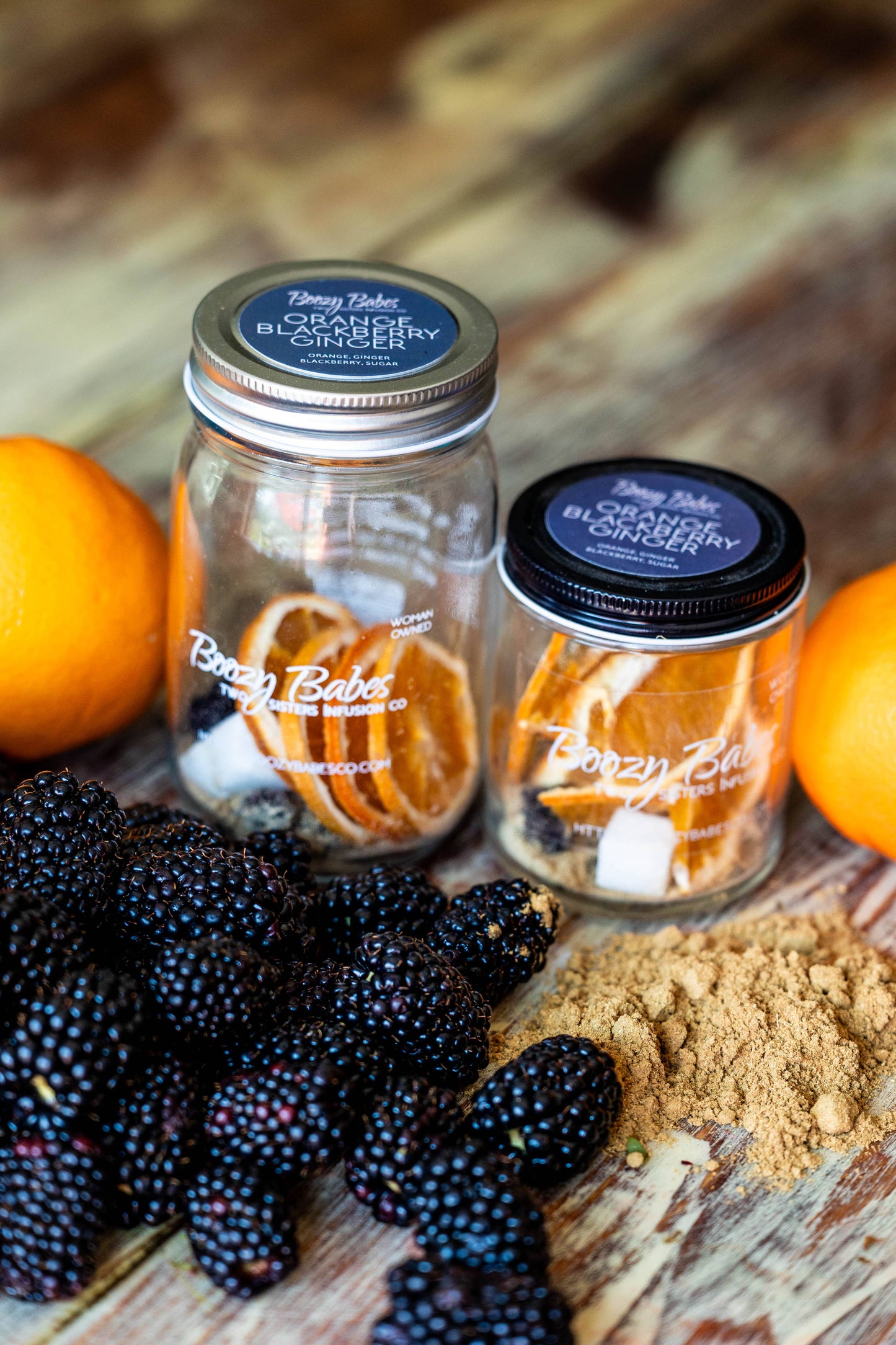 Boozy Babes Two Sisters Infusion Co - Orange, Blackberry, Ginger