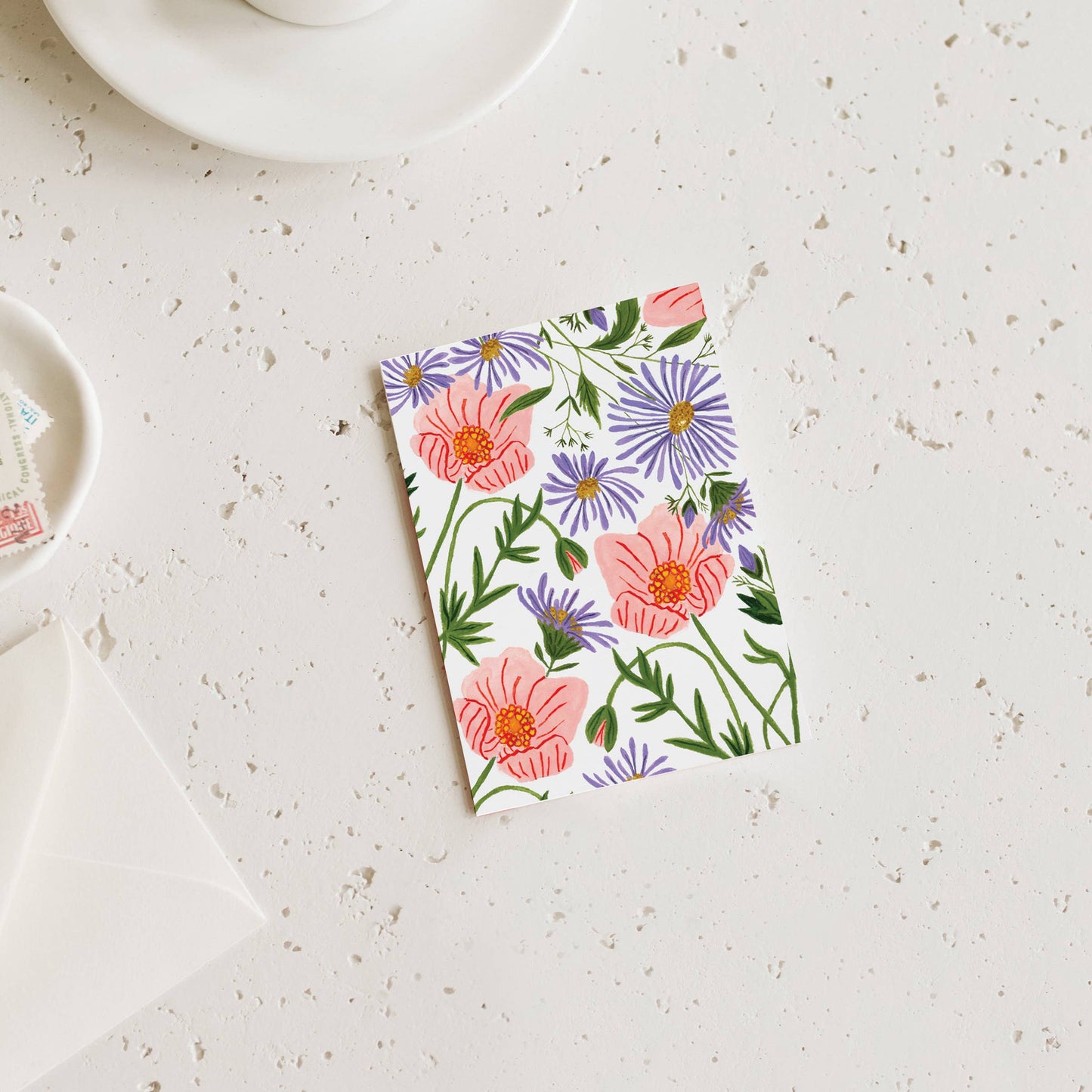 Ramona & Ruth - Poppies Mini Card