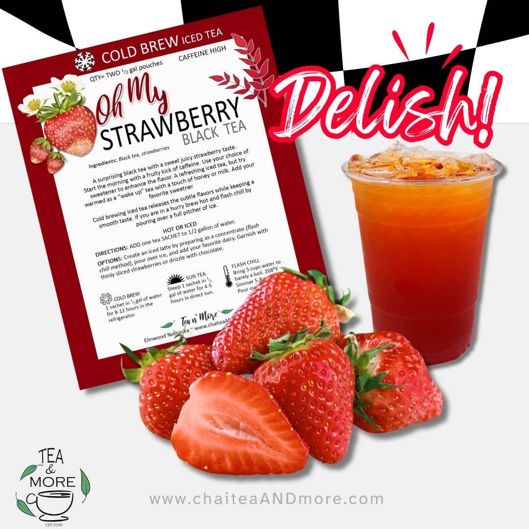 Tea n' More - Oh My Strawberry - Cold Brew Iced Tea