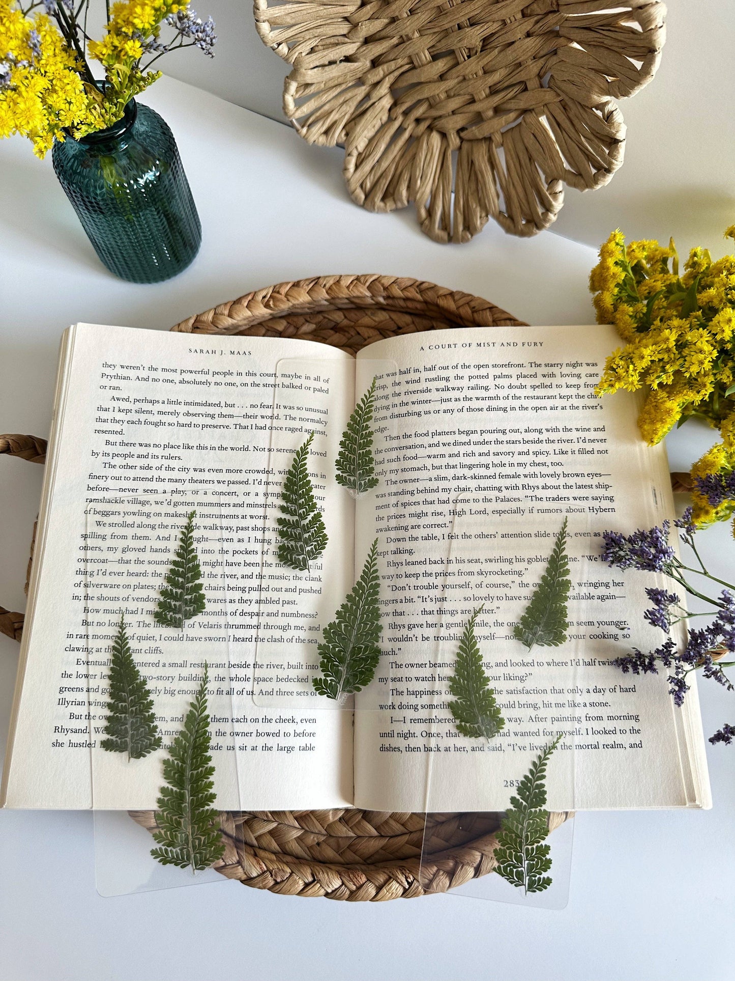 Petals & Pages by Grace - Fern bookmark
