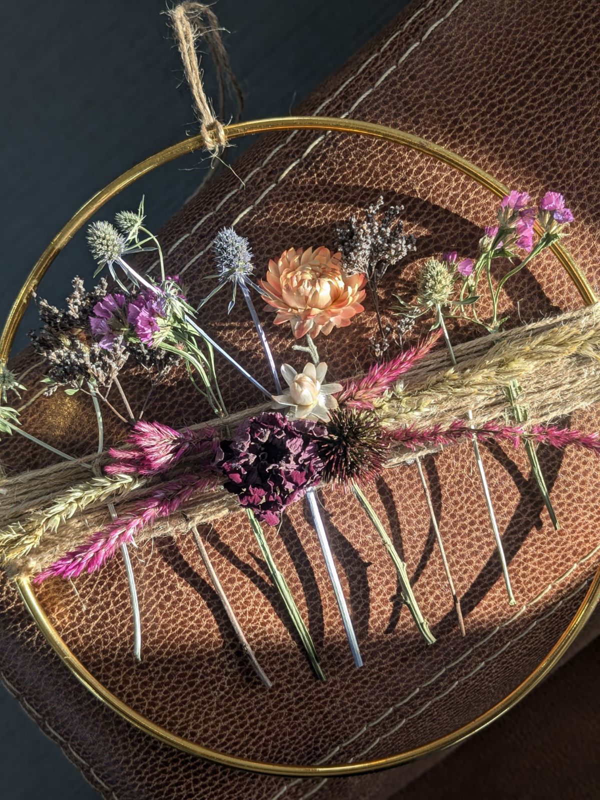 Dried Flower Hoop
