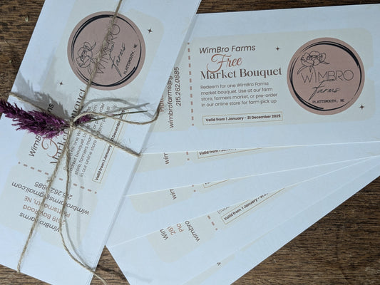 Market Bouquet Gift Certificate 2026