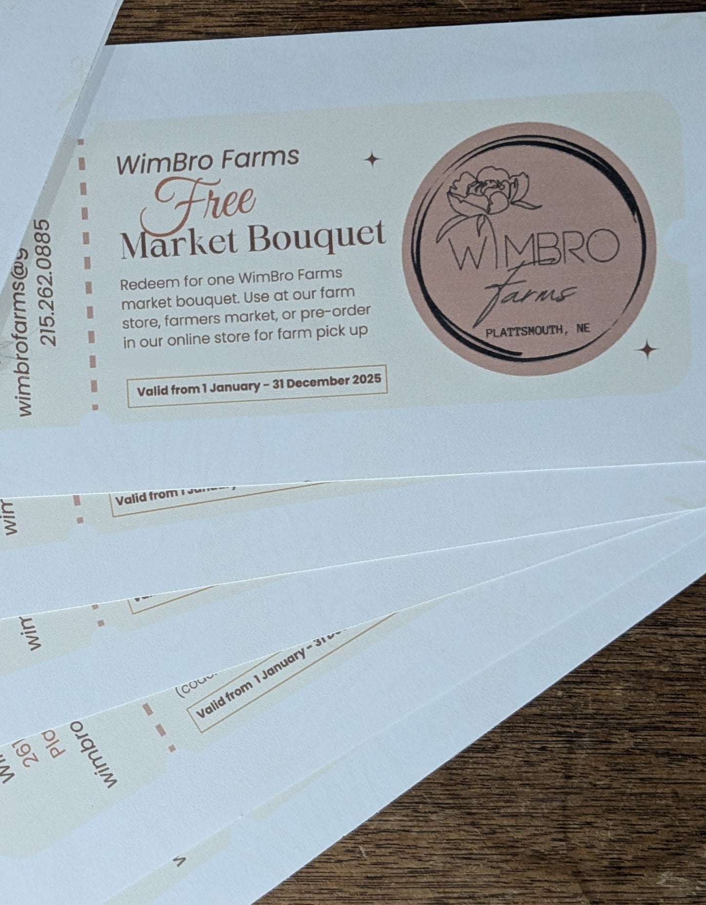 Market Bouquet Gift Certificate 2026