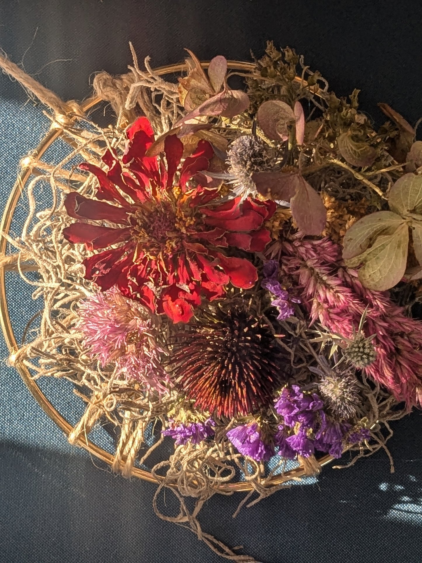 Dried Flower Hoop