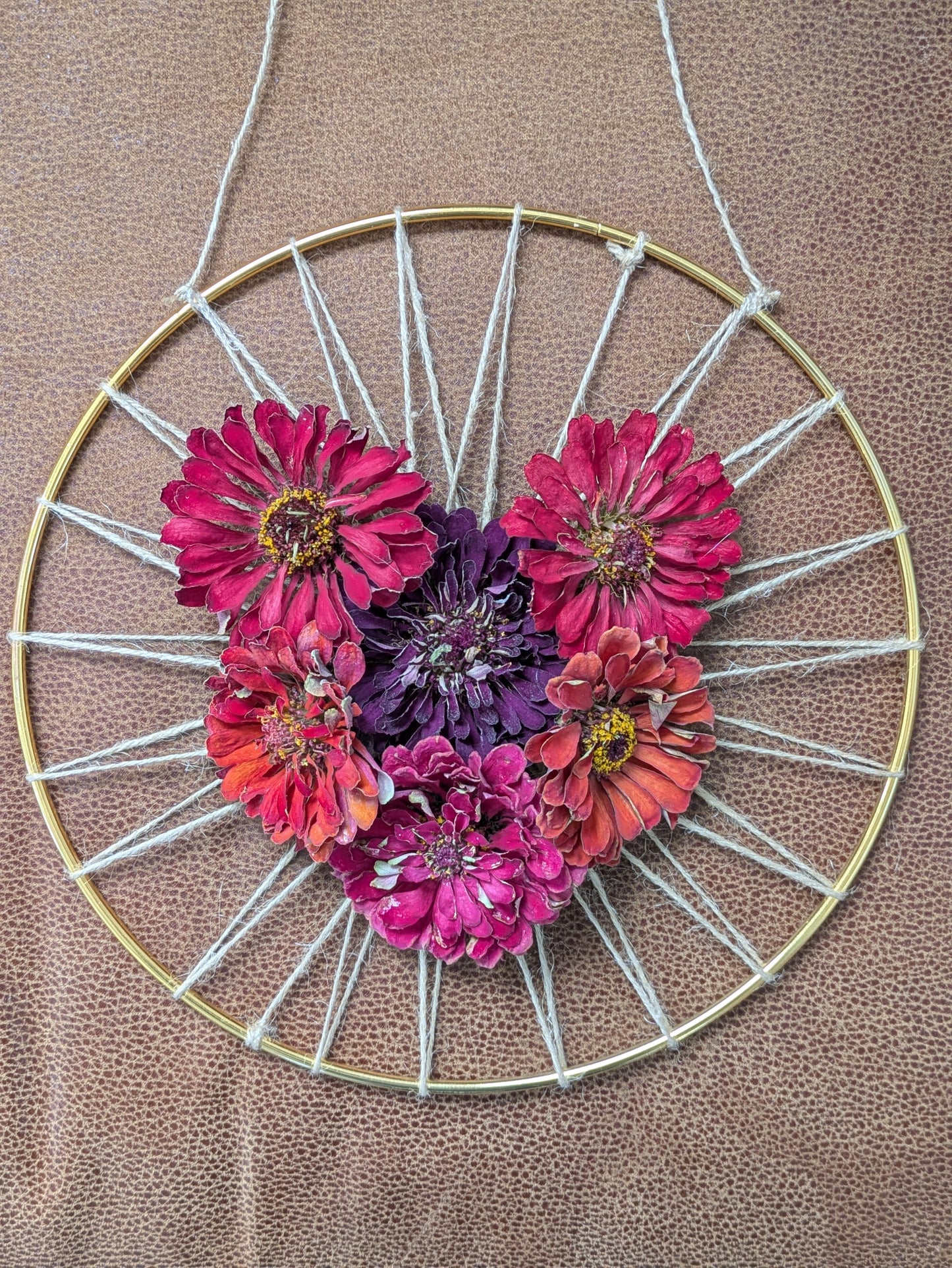 Dried Flower Hoop