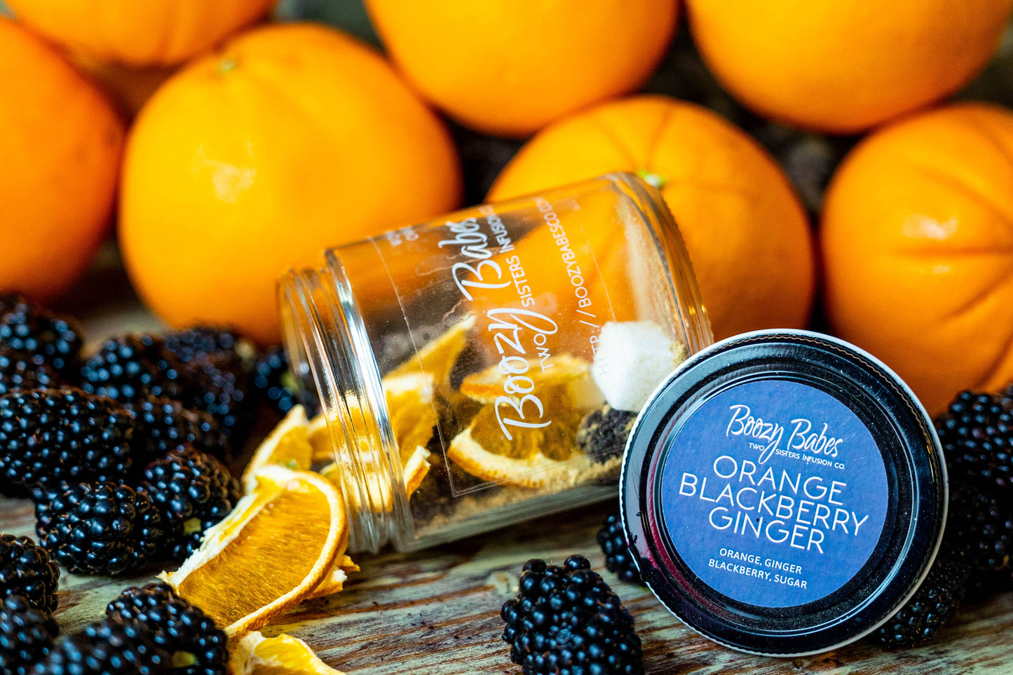 Boozy Babes Two Sisters Infusion Co - Orange, Blackberry, Ginger