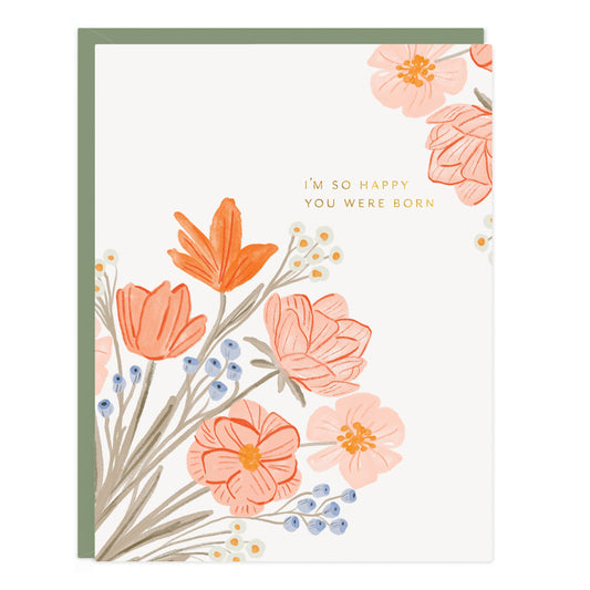 Ramona & Ruth - Born Flowers Card