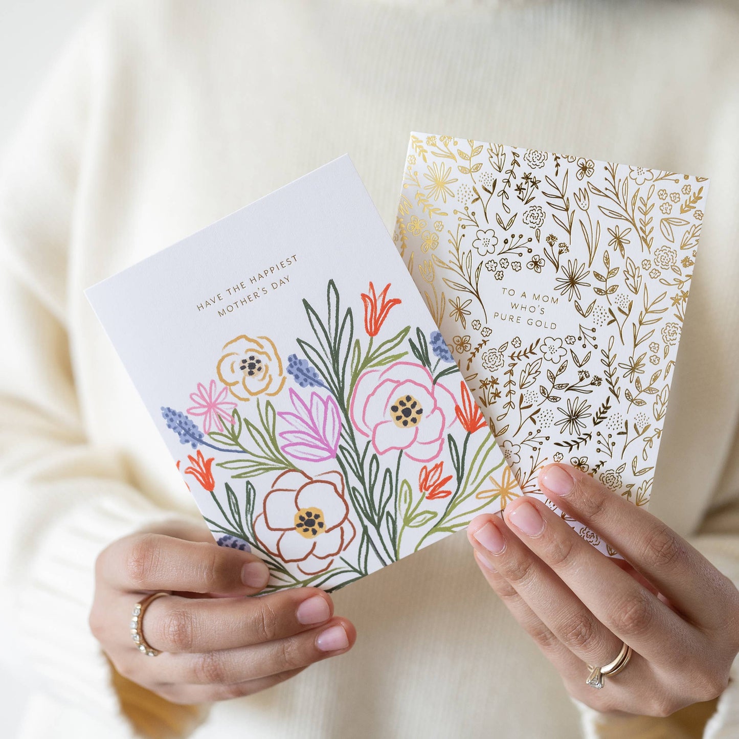 Ramona & Ruth - Mom Happy Garden Card