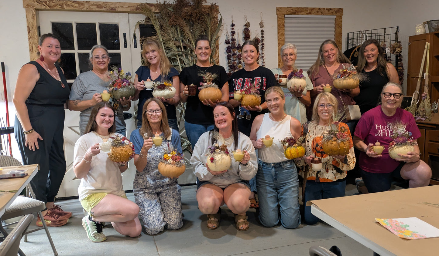 Pumpkins and Pour Workshop